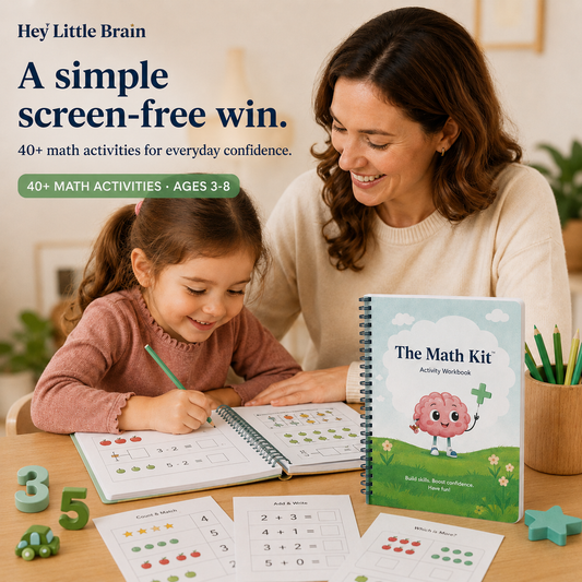 The Math Kit™ - 41 Printable Numbers, Counting & First Sums Activities